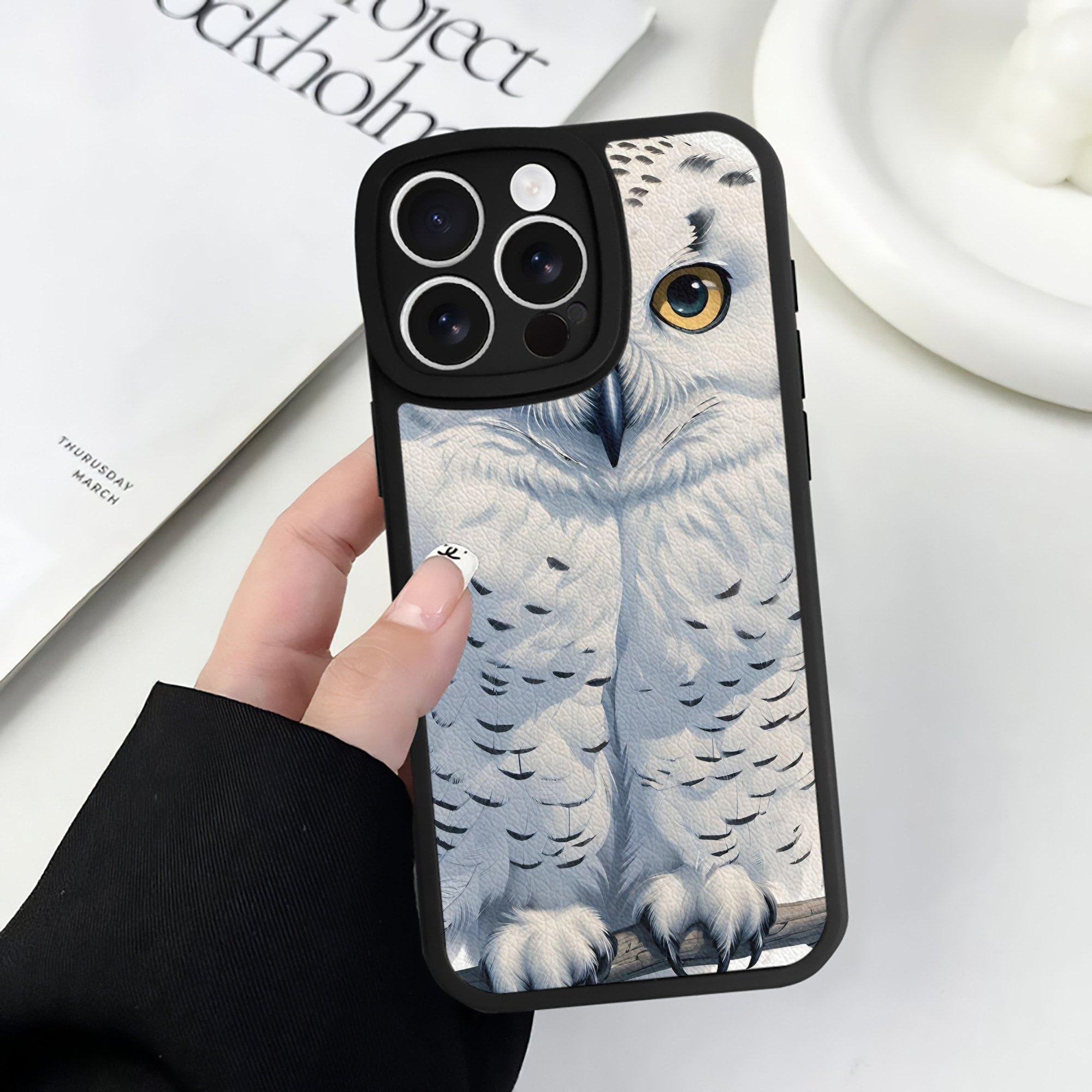 （画像用） Harry Potter ハリー・ポッターシリーズ 【iPhone 16シリーズ対応】シリコンスマホケース（レザー調） 材質：シリコン